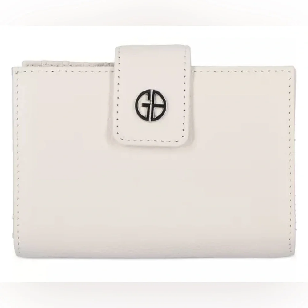 Giani Bernini soft, waxy pebbled leather indexer wallet